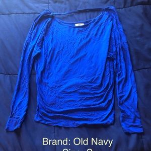 Royal blue long sleeve.